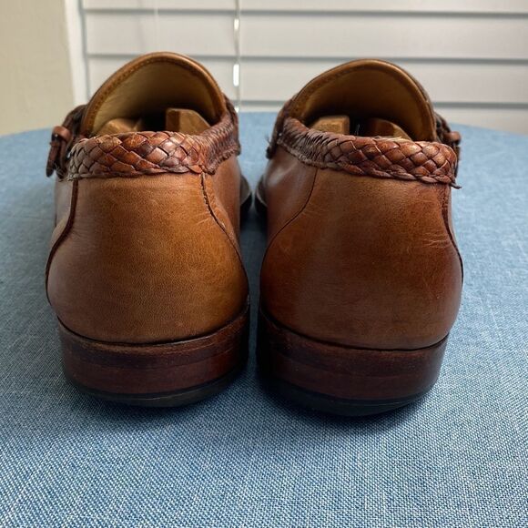 Allen Edmonds tan Monterey Kiltey loafers size 9 EEE - Picture 3 of 11